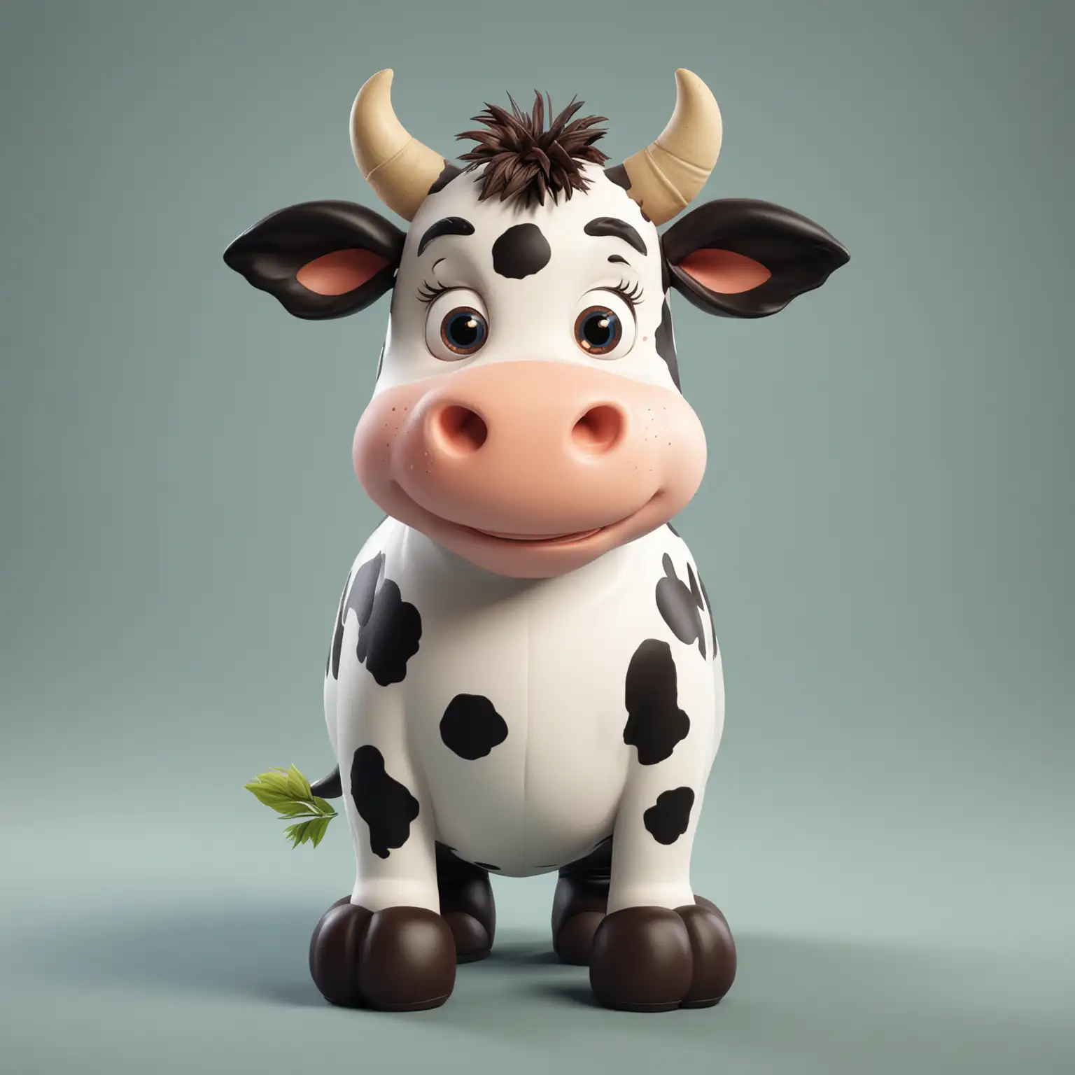 custom cartoon cow for children's curriculums