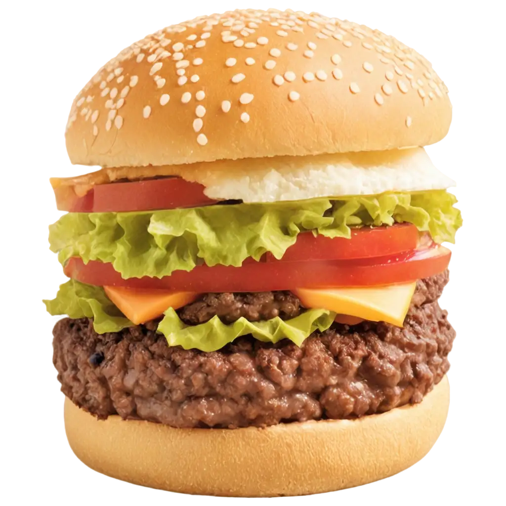 Delicious-Burger-PNG-Image-HighQuality-Transparent-and-Versatile-for-Your-Design-Needs