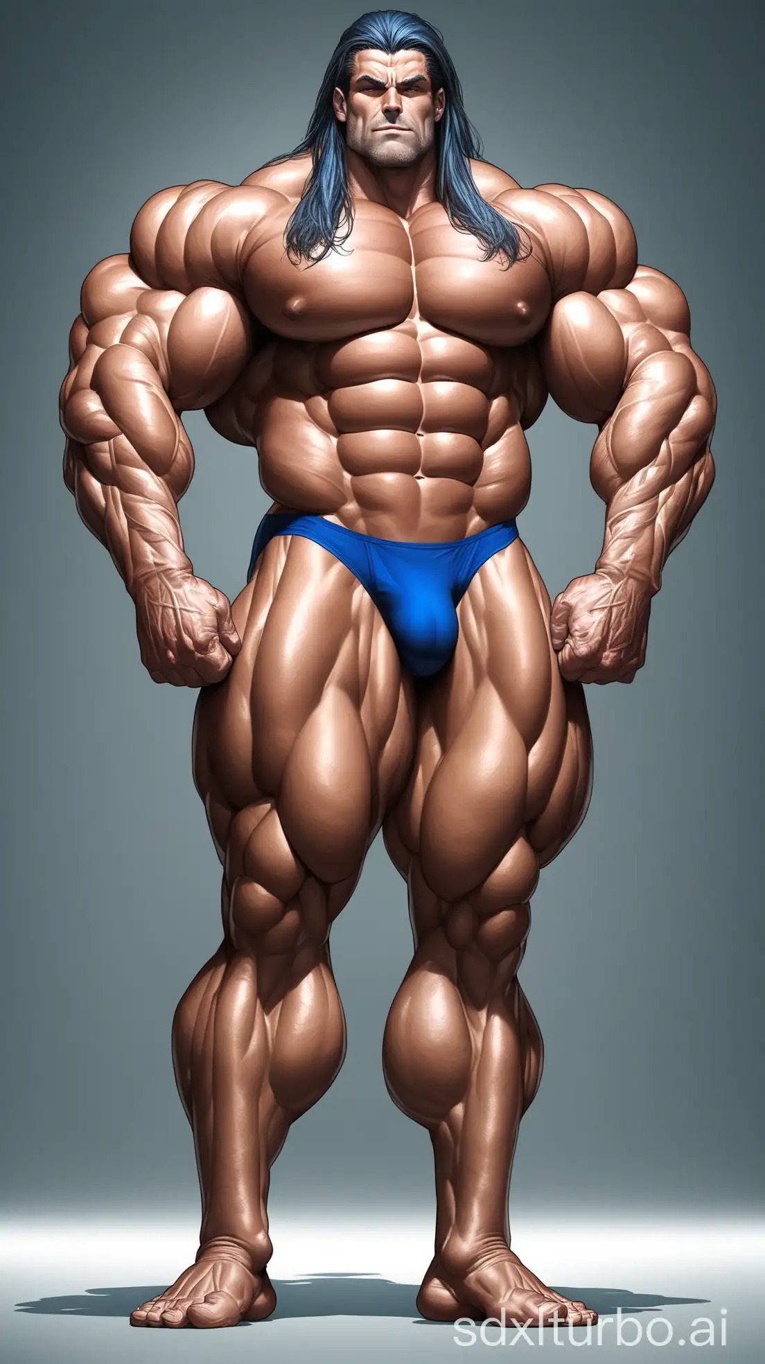 Superhuman-Old-Man-with-Giant-Muscles-and-Tall-Thick-Legs-Posing-in-Blue-Underwear