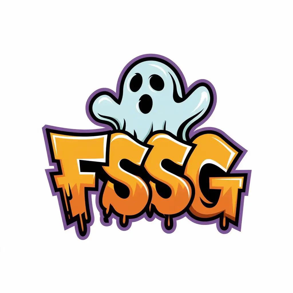 LOGO Design for FSSG Halloween Graffiti Style with Spooky Elements