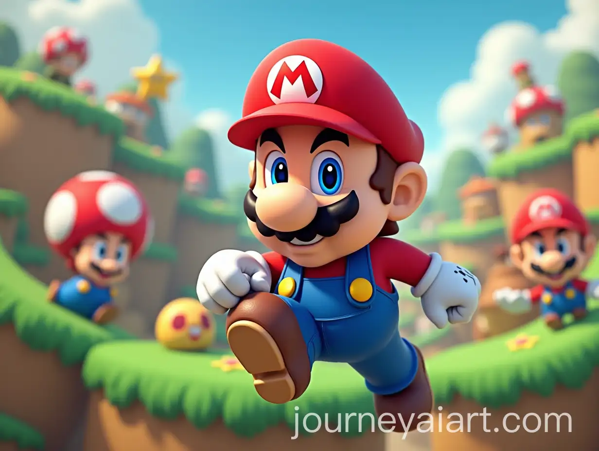 Super-Mario-and-Characters-in-Their-Vibrant-World