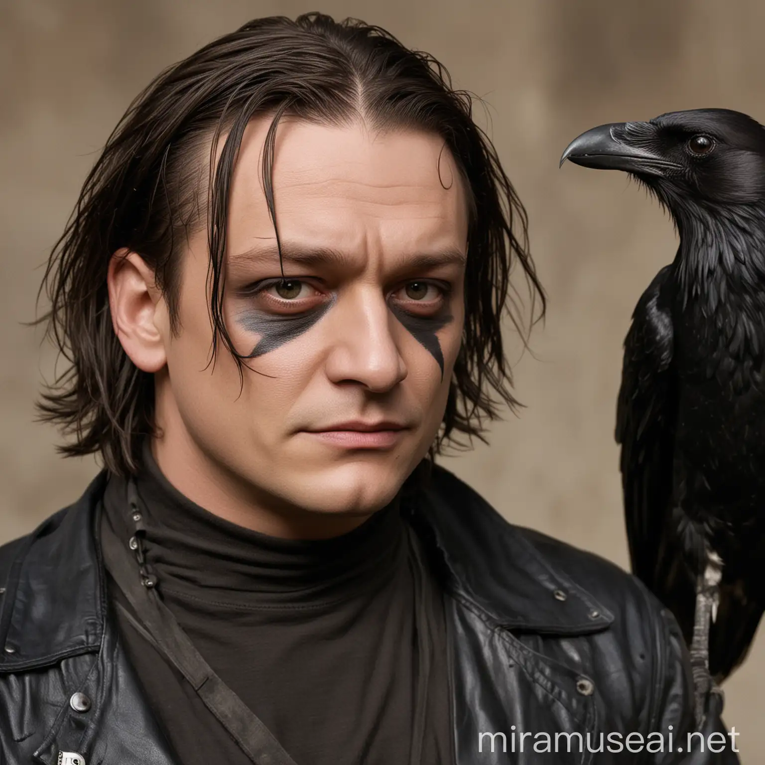 Actor Edward Furlong as The Crow Character