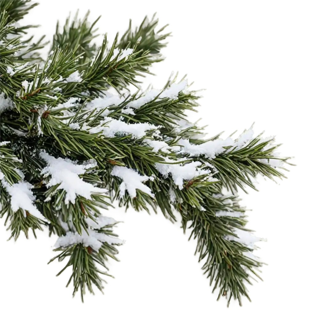 HighQuality-PNG-of-Spruce-Branches-with-Snow-for-Versatile-Use