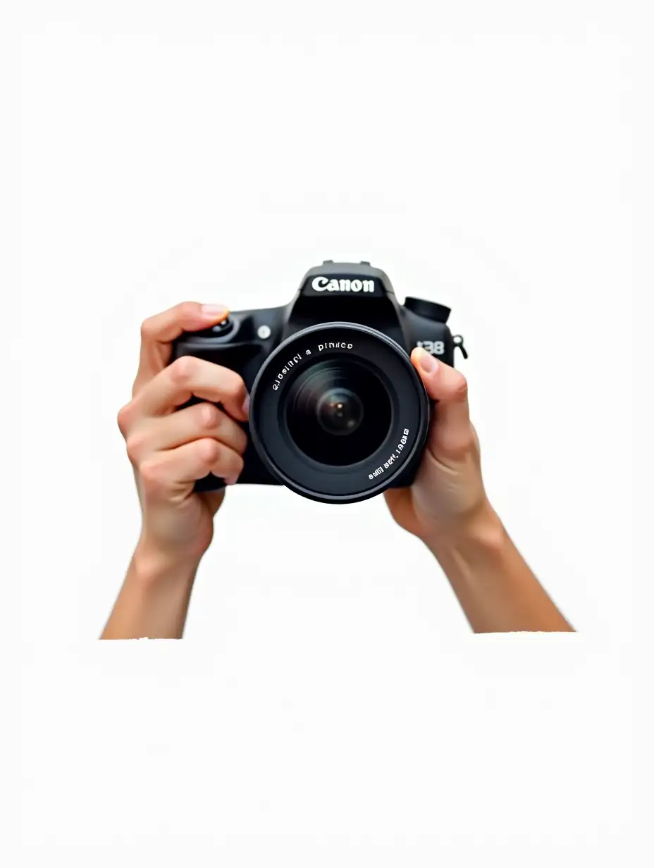 Hands-Holding-aAI-Image-Prompt-Expansion-Digital-SLR-Camera-Against-White-Background