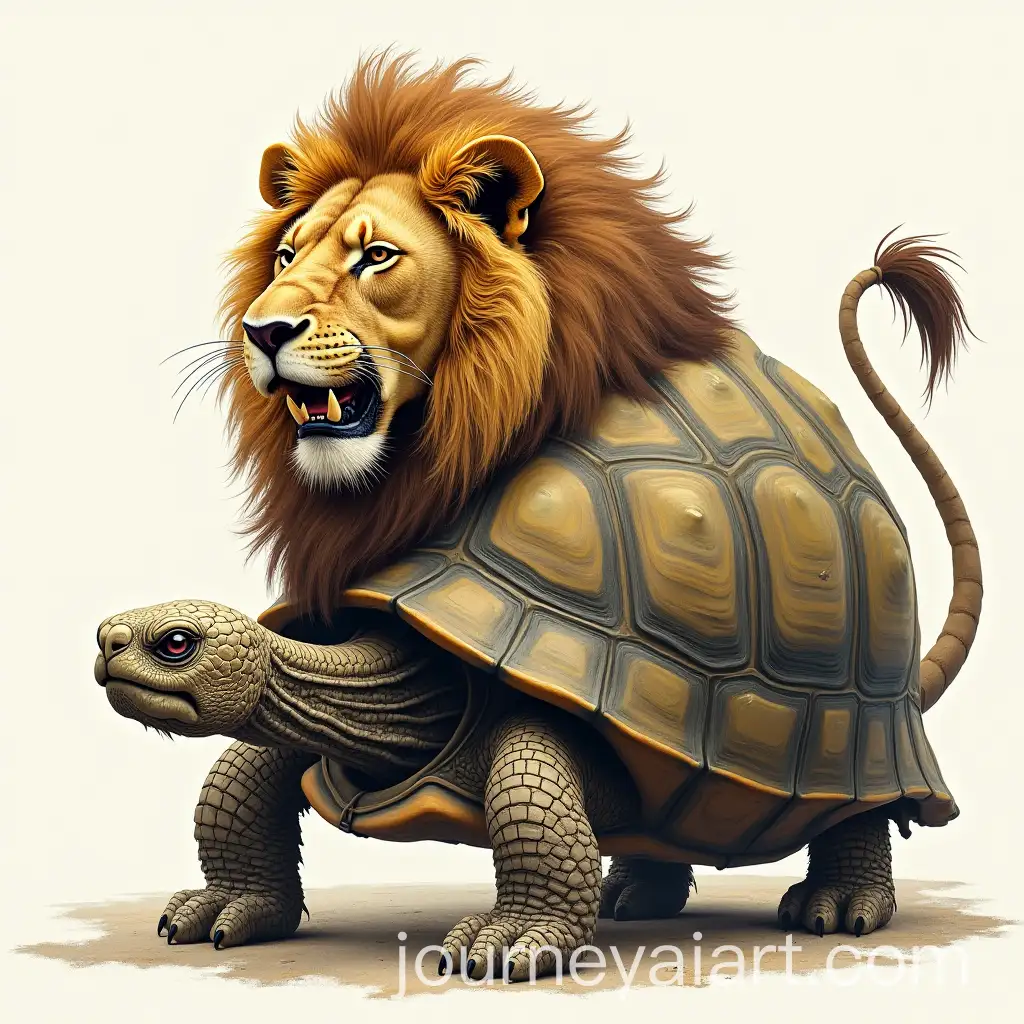 Majestic-Hybrid-Creature-LionTurtle-Fusion-Symbolizing-Strength-and-Resilience
