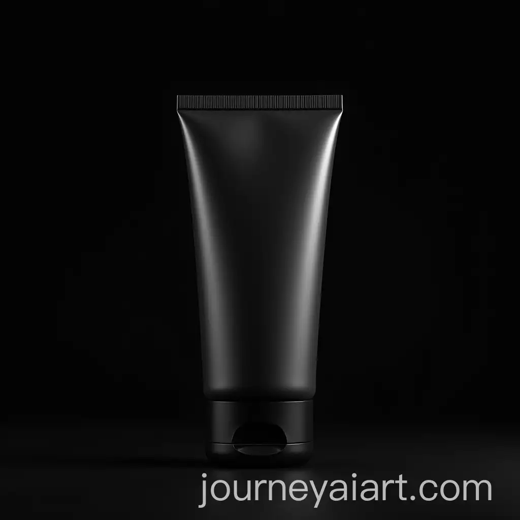 Illuminated-Facewash-Tube-Against-Dark-Background