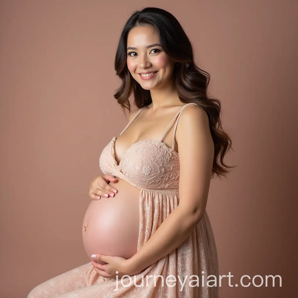 Elegant-Maternity-Photography-Backdrop-with-Soft-Colors-and-Dreamy-Atmosphere