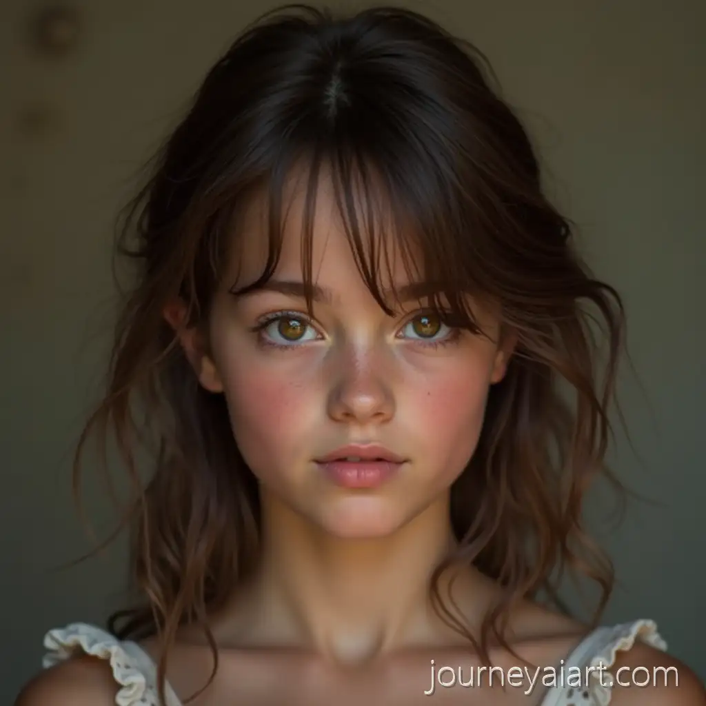 Portrait-of-aAI-art-prompt-title-5YearOld-Girl-with-Dark-Hair-and-Brown-Eyes
