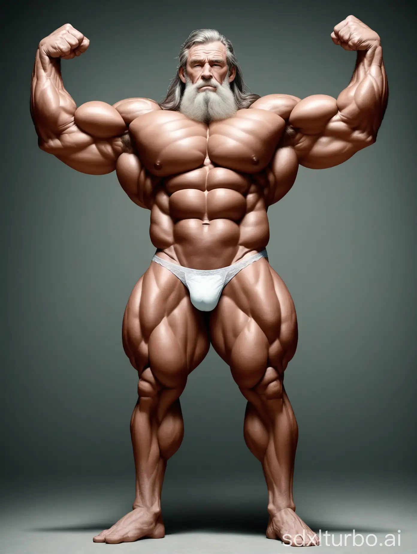 Muscular-Old-Man-Showing-Huge-Biceps-in-Underwear