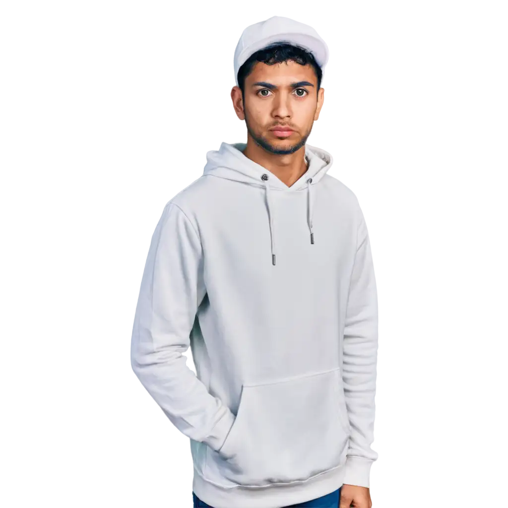 HighQuality-PNG-of-an-Indian-Guy-in-a-Cap-and-Hoodie-Perfect-for-Diverse-Applications