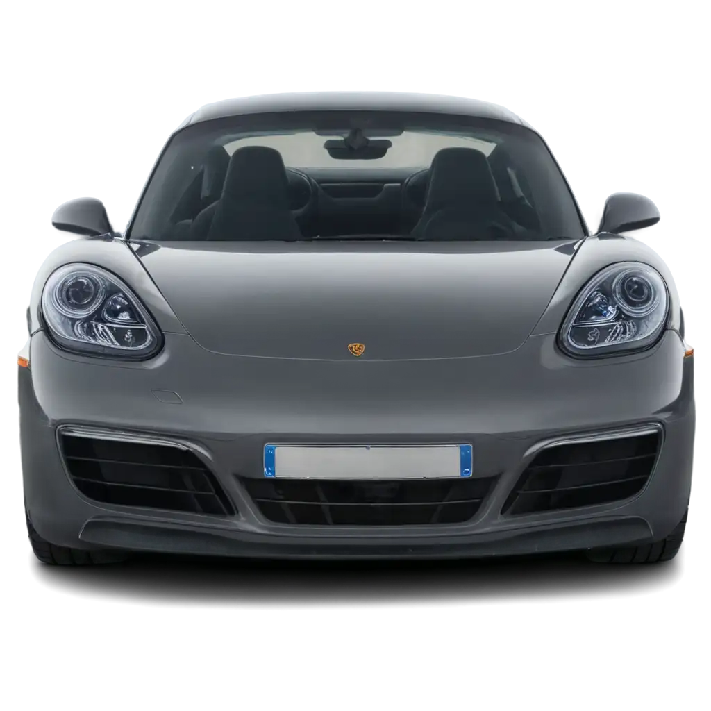 porsche front view