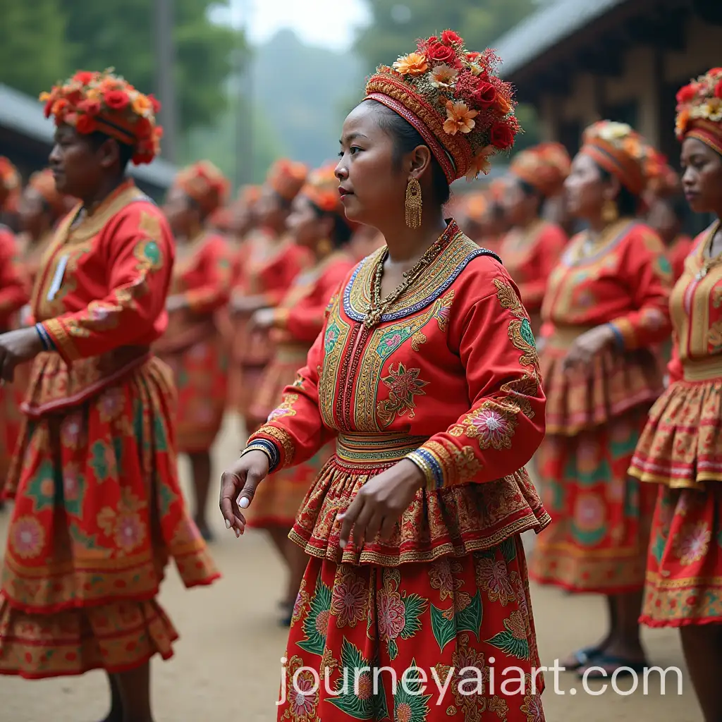 People-Dancing-in-Traditional-Costumes-at-Cultural-Celebration