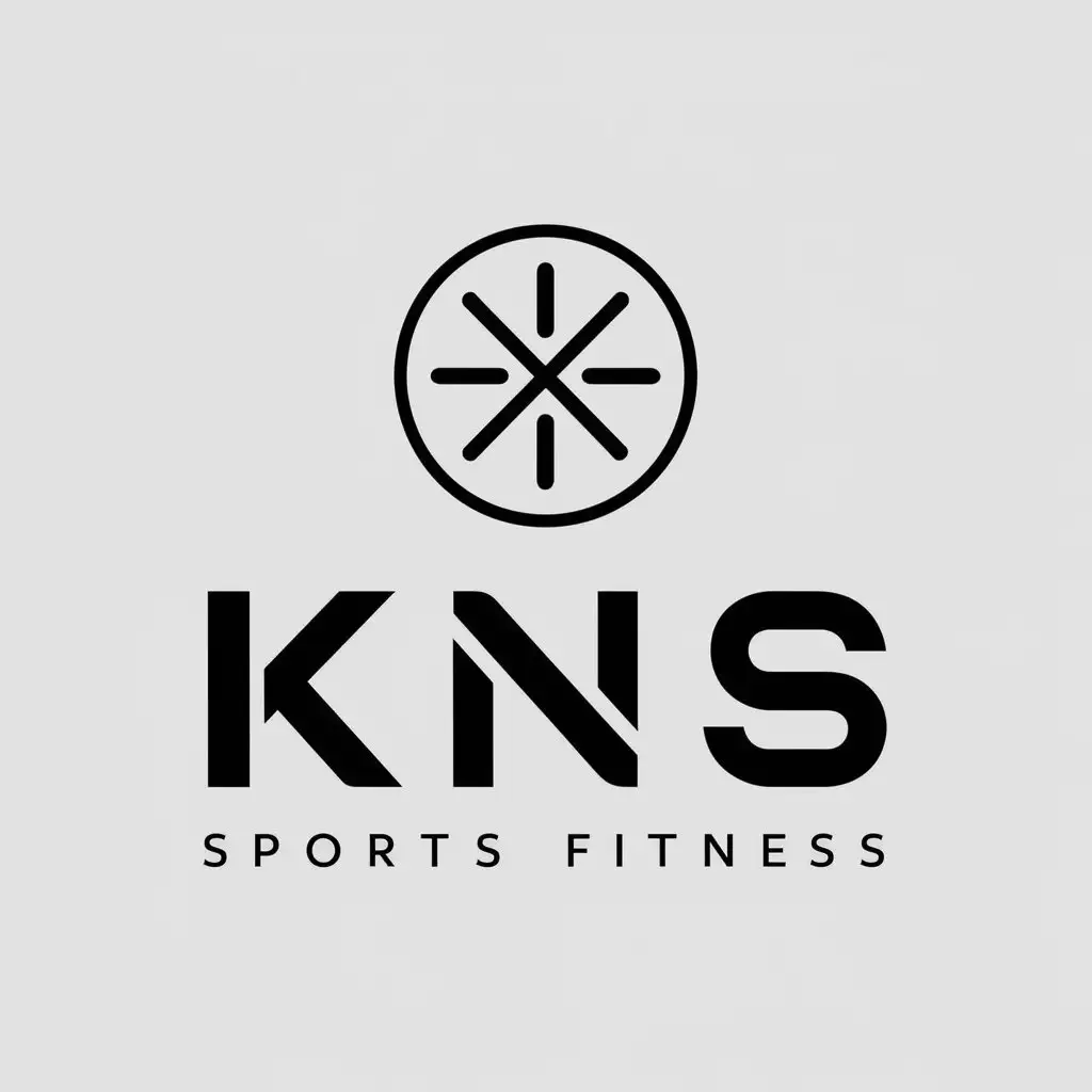 LOGO Design For KNS Minimalistic Vector Logo with Poland Symbol for Sports Fitness