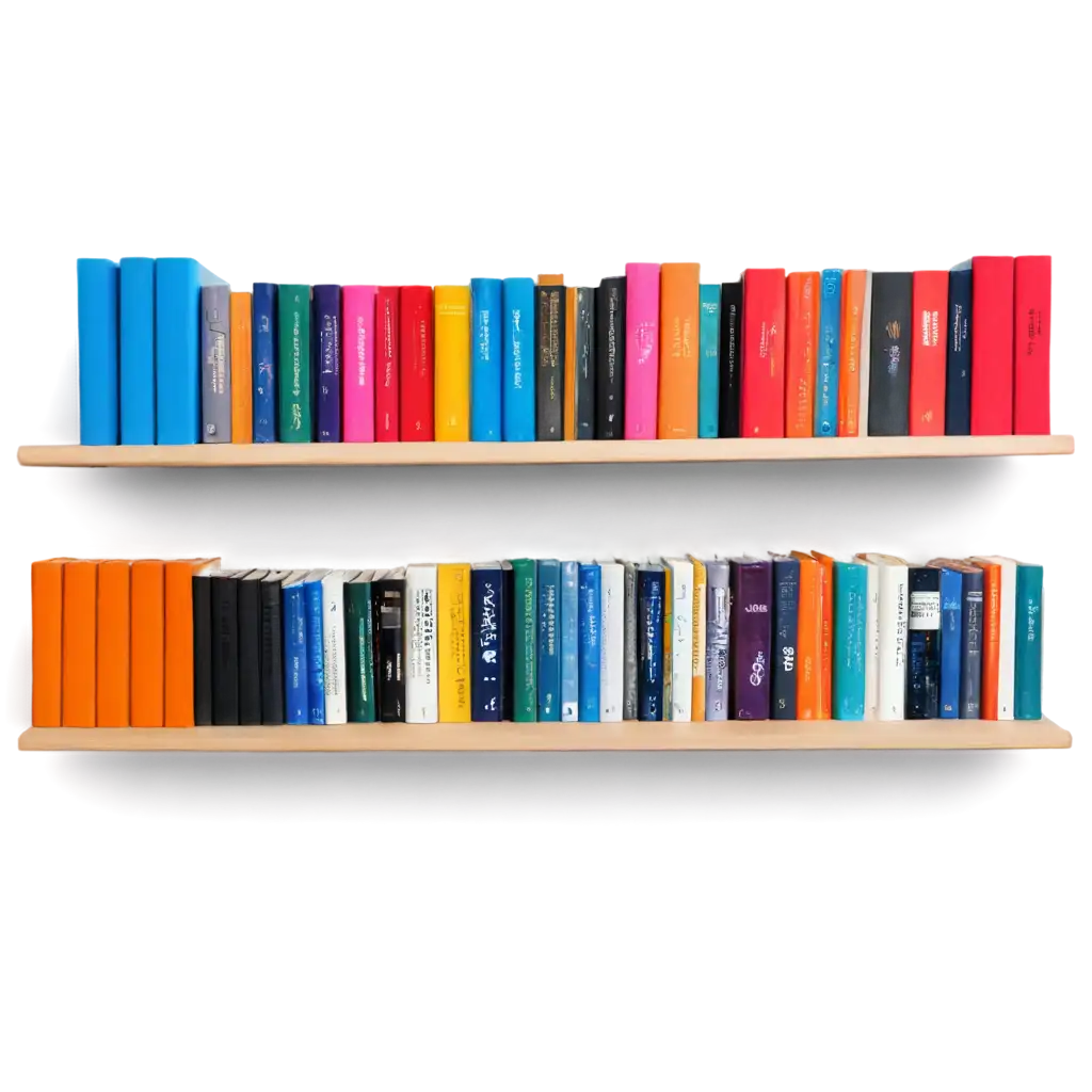 Organized-Bookshelf-PNG-Vibrant-and-Detailed-2x2-Meter-Wall-Art