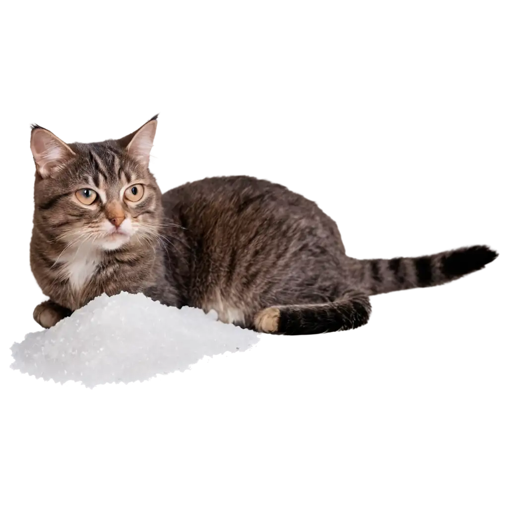 HighQuality-PNG-Image-of-a-Cat-with-Salt-for-Creative-Projects