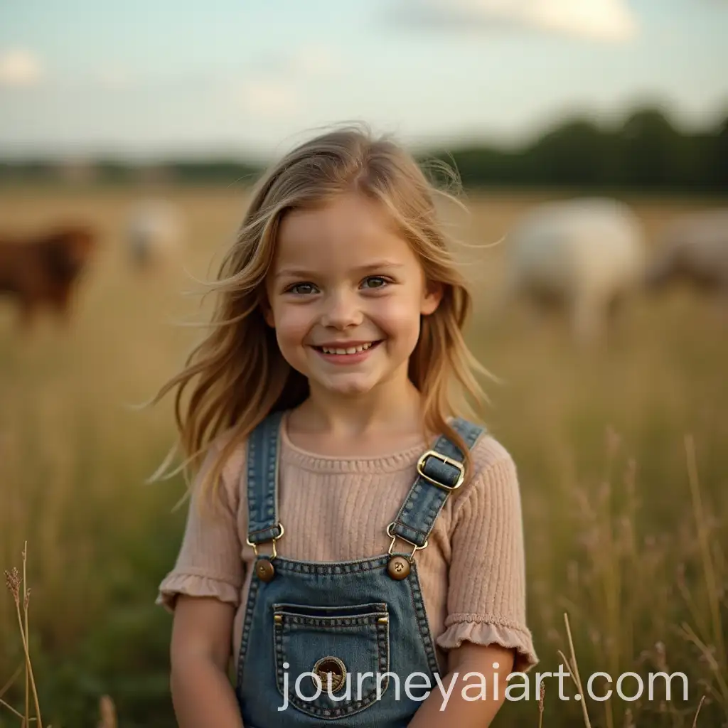 Young-Girl-Exploring-a-Farm-with-Nature-Surroundings