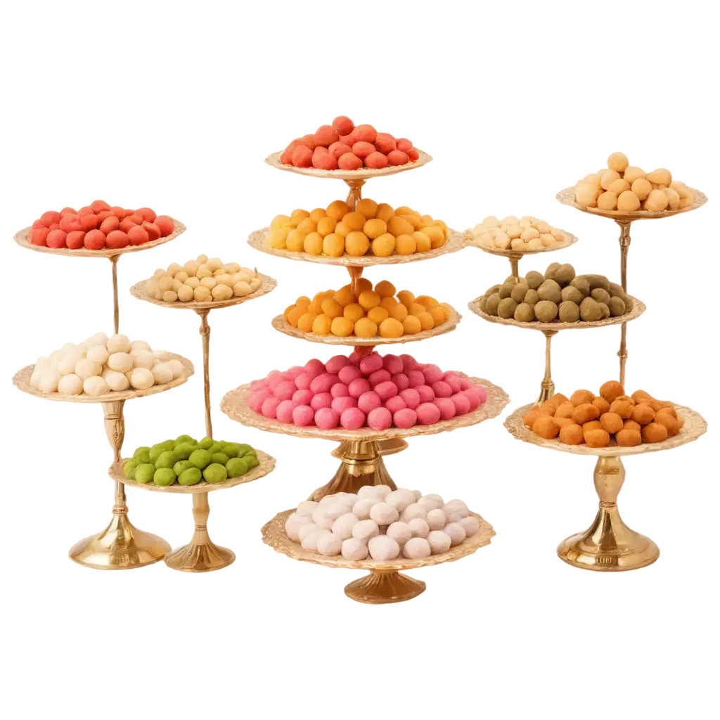 Vibrant-Traditional-Indian-Annakut-Sweets-Display-PNG-for-Festive-Celebrations