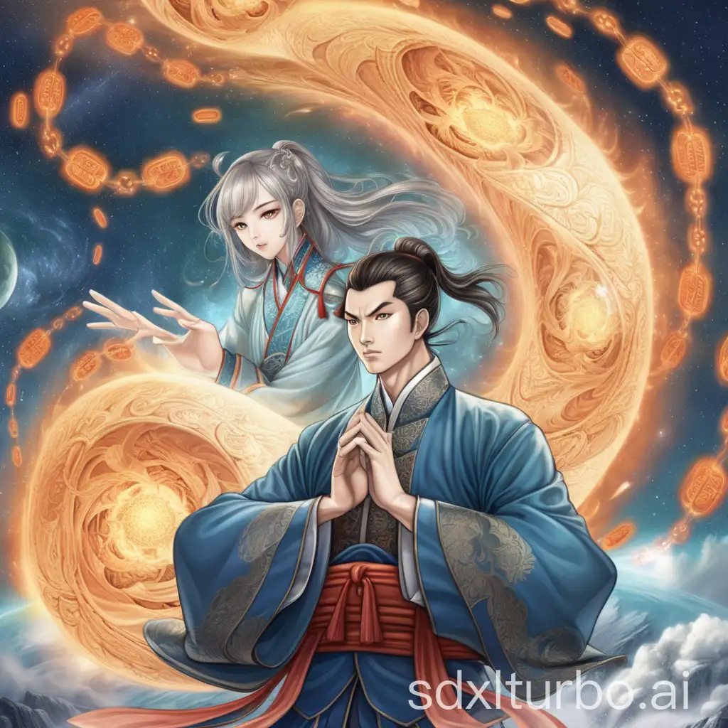 Ability-Makes-Me-Possessive-of-the-Multiverse-Chinese-Manhua-Style-Book-Cover