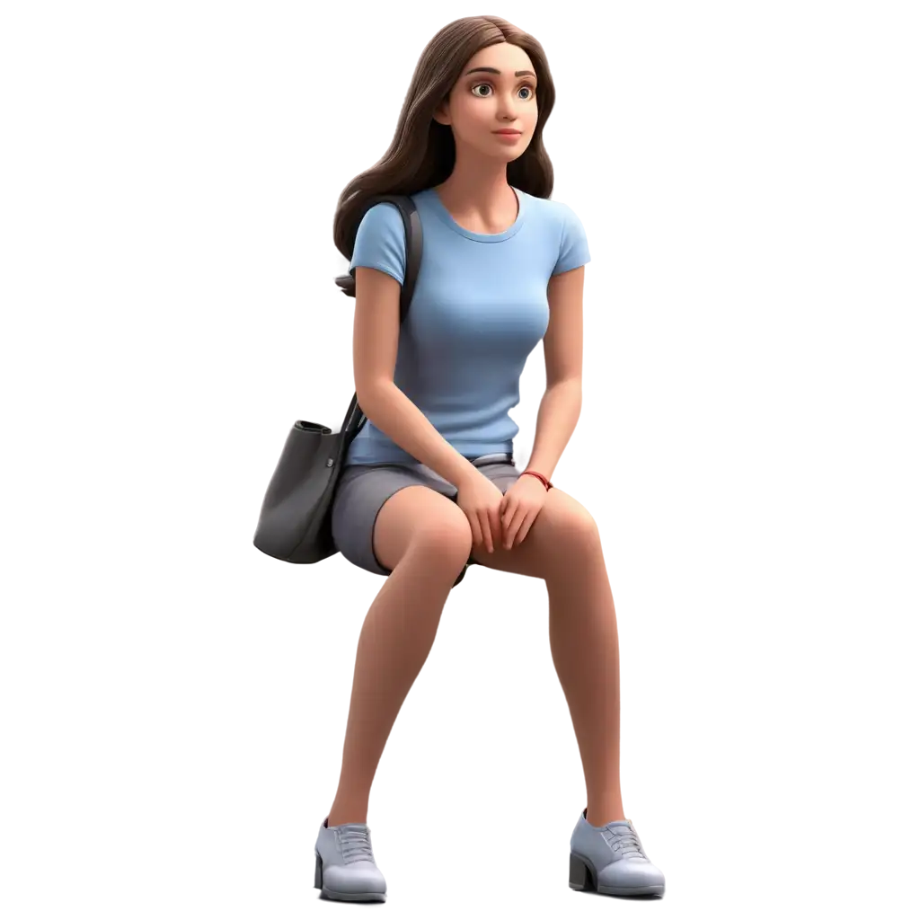 3D-PNG-Image-of-a-Girl-Sitting-on-a-Mall-Building-Perfect-for-Creative-Projects