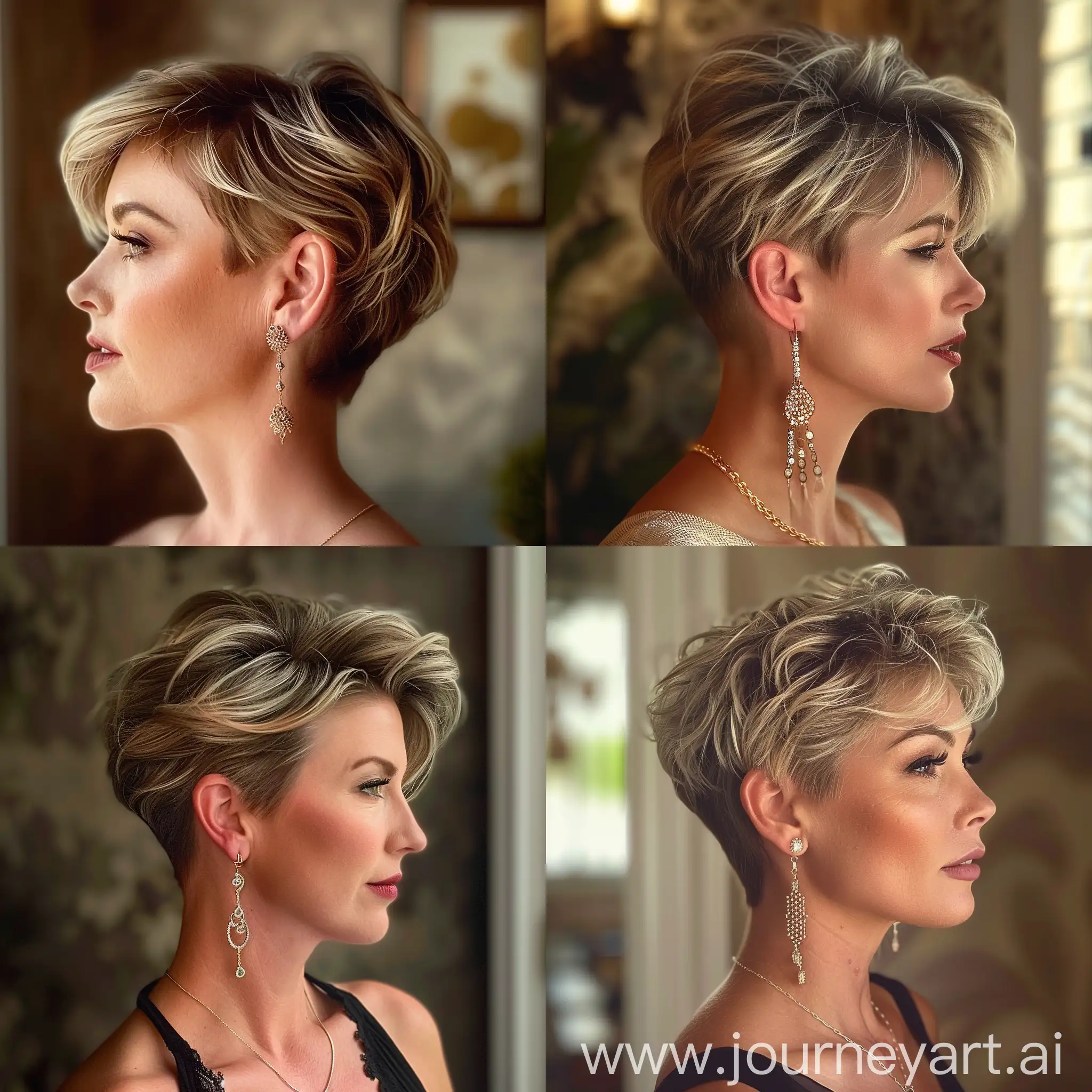 Elegant-Woman-with-Blonde-Highlights-in-Soft-Blur-Background