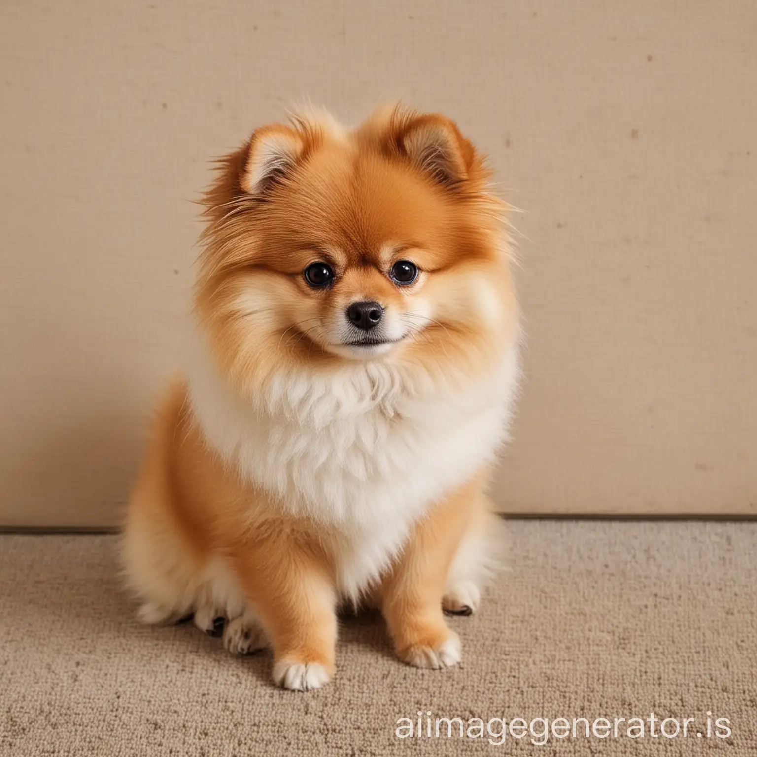 Adorable-Pomeranian-Dog-with-Playful-Expression