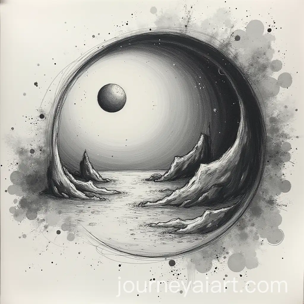 Sketch-CompositionAI-Art-Prompt-Expansion-of-Space-and-Time-Theme-with-Cosmic-Elements