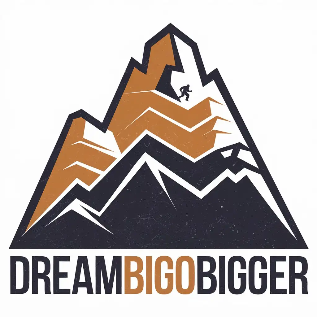 LOGO Design for DreamBigDoBigger Vector Design with Modern Style and Clear Background