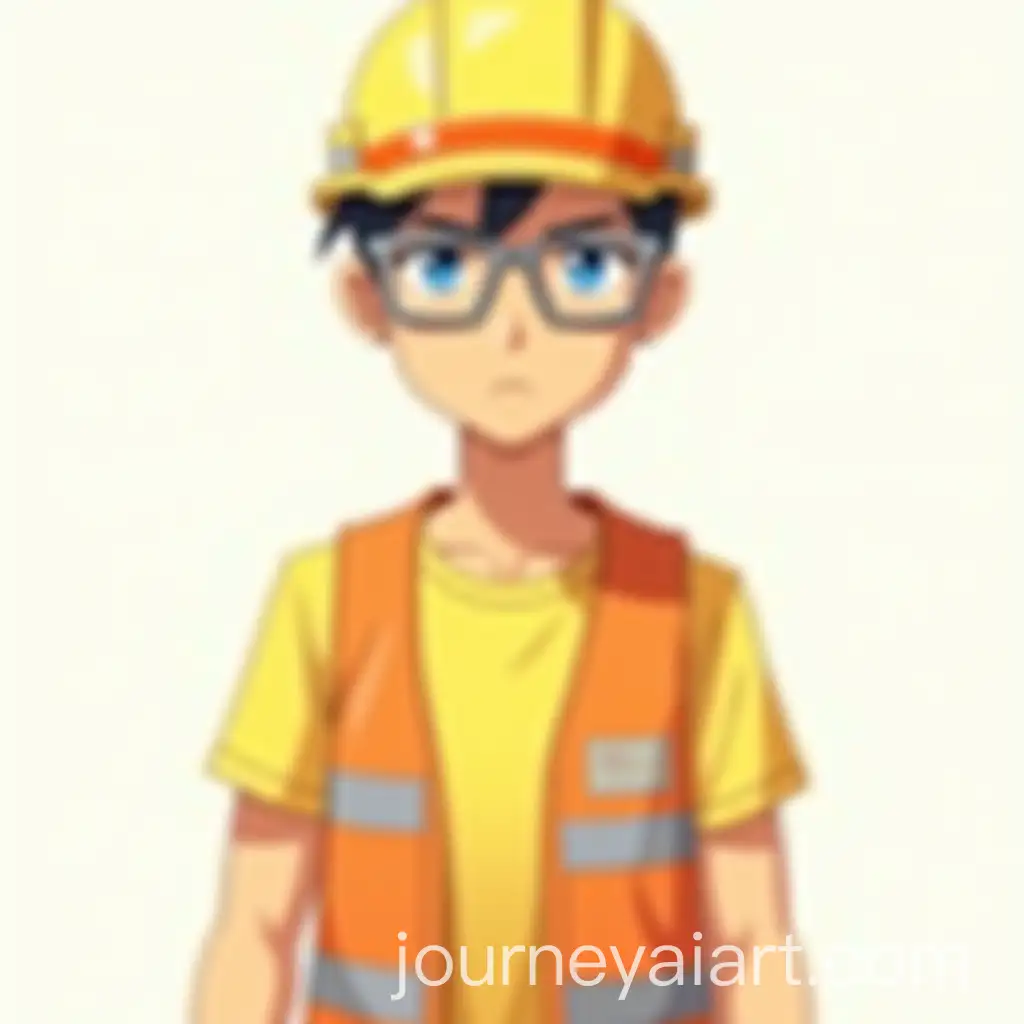 Young-Construction-Worker-with-Serious-Expression-in-AnimeAI-Image-Prompt-Expansion-Style