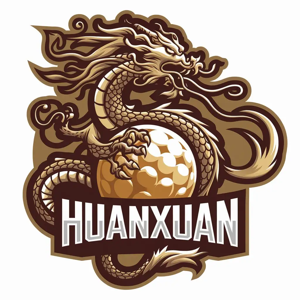 LOGO-Design-for-Huanxuan-Dragon-Symbol-in-Vector-Style-for-Internet-Industry