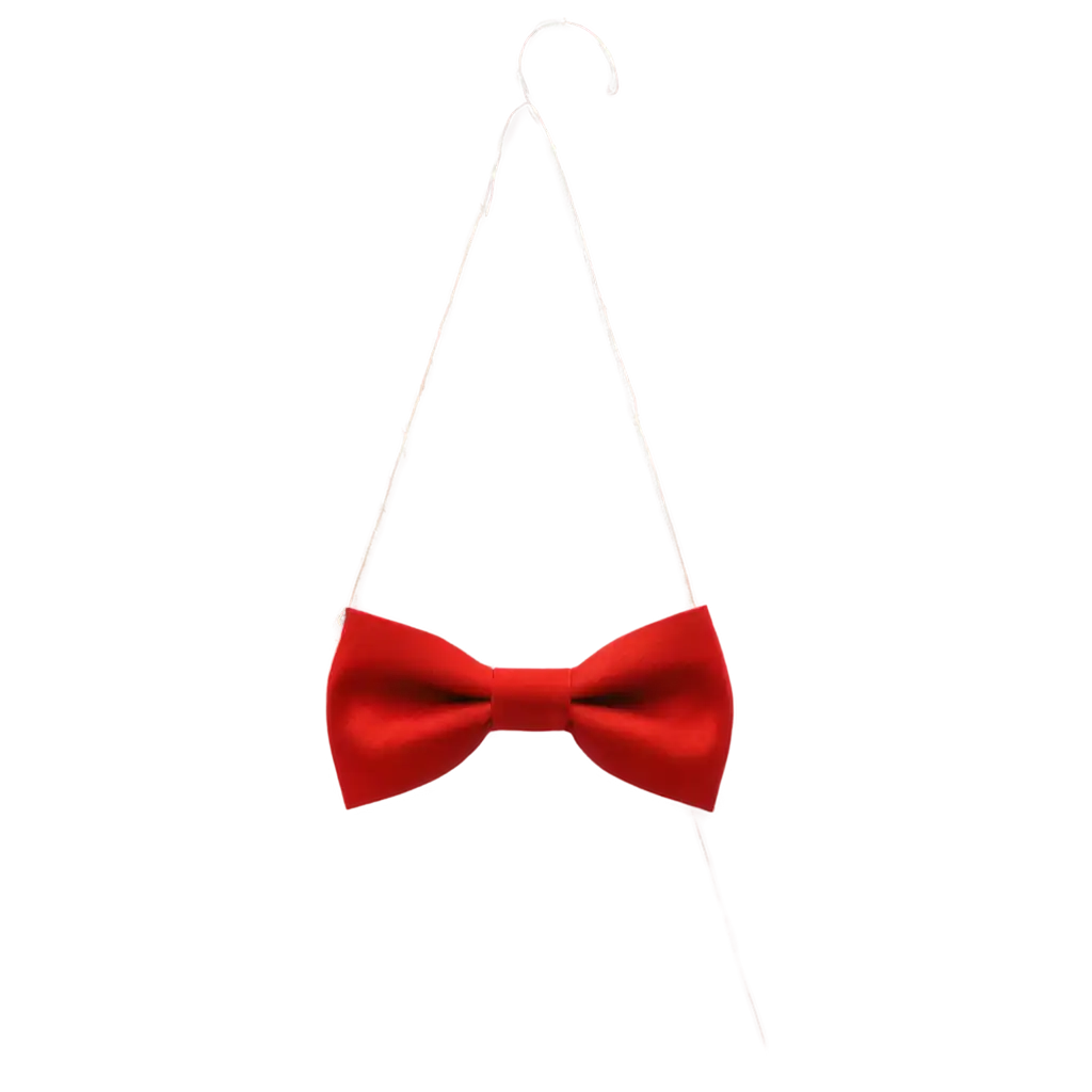 red bow tie in a cage