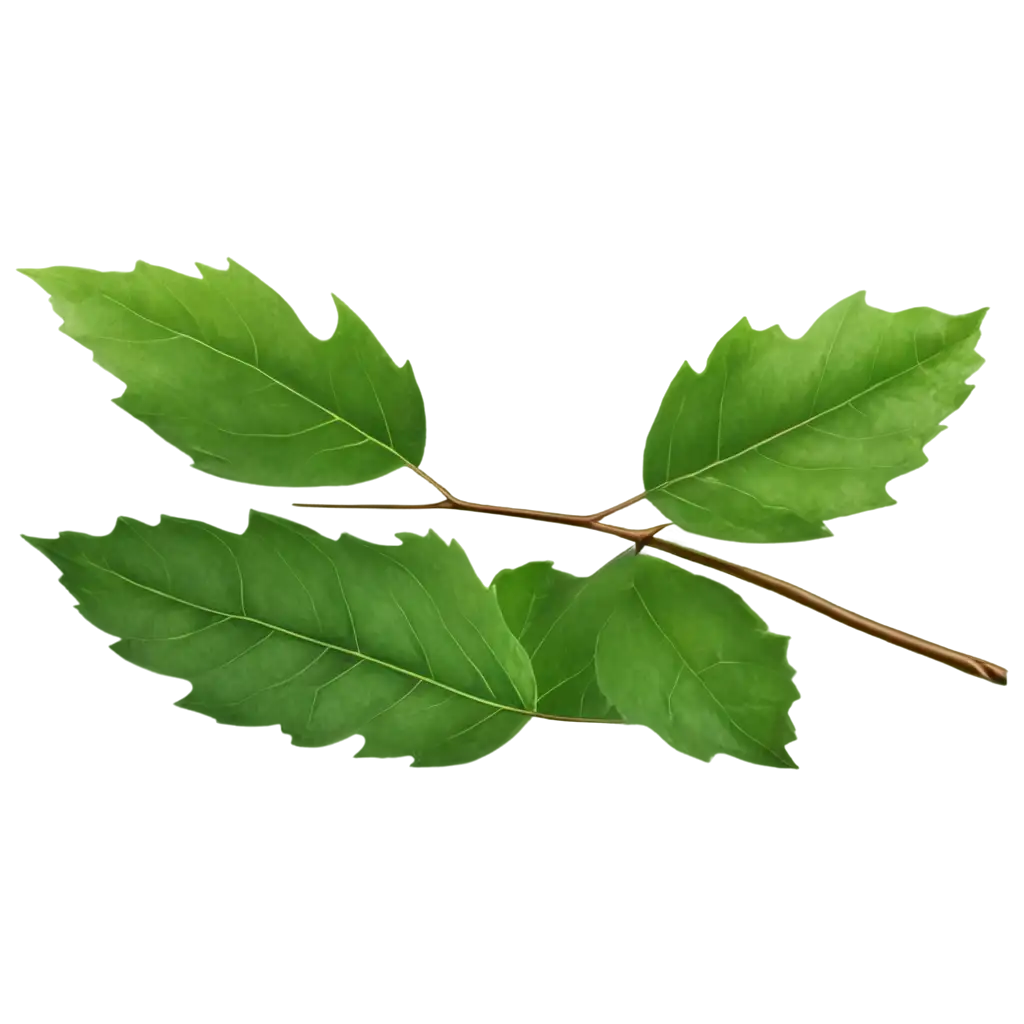 Create-a-HighQuality-Green-Leaf-Branch-PNG-for-Versatile-Use