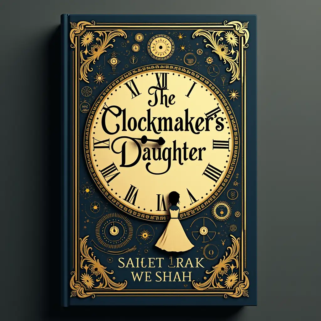 Book-Cover-Design-for-The-Clockmakers-Daughter-Historical-Fantasy-with-Magical-Time-Control