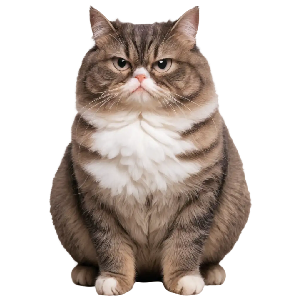 Grumpy-Chubby-Cat-PNG-Image-for-Fun-Memes-and-More