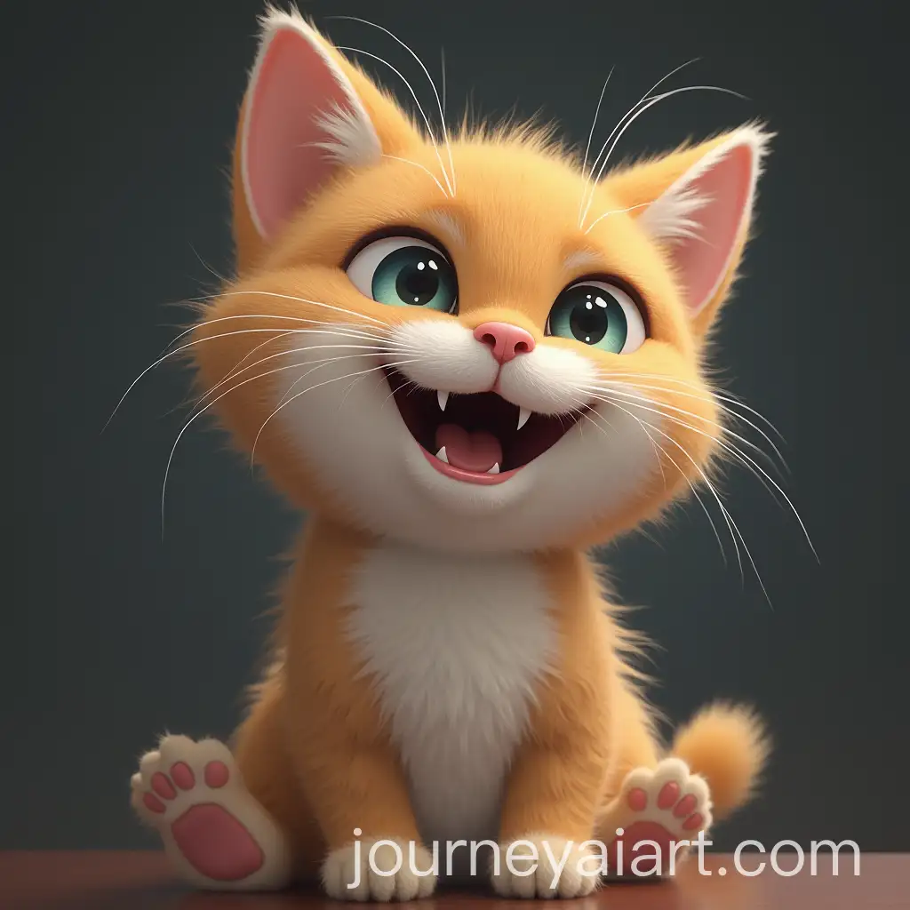 Charming-Cat-Portrait-in-a-Serene-Setting