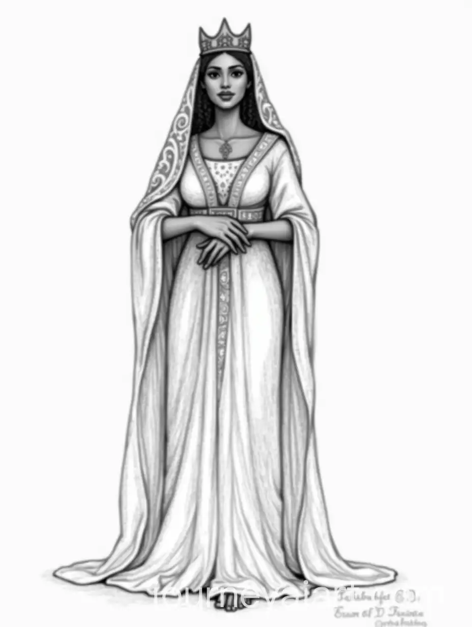 Regal-Black-Ethiopian-Woman-in-Royal-Persian-Robes-460-BC