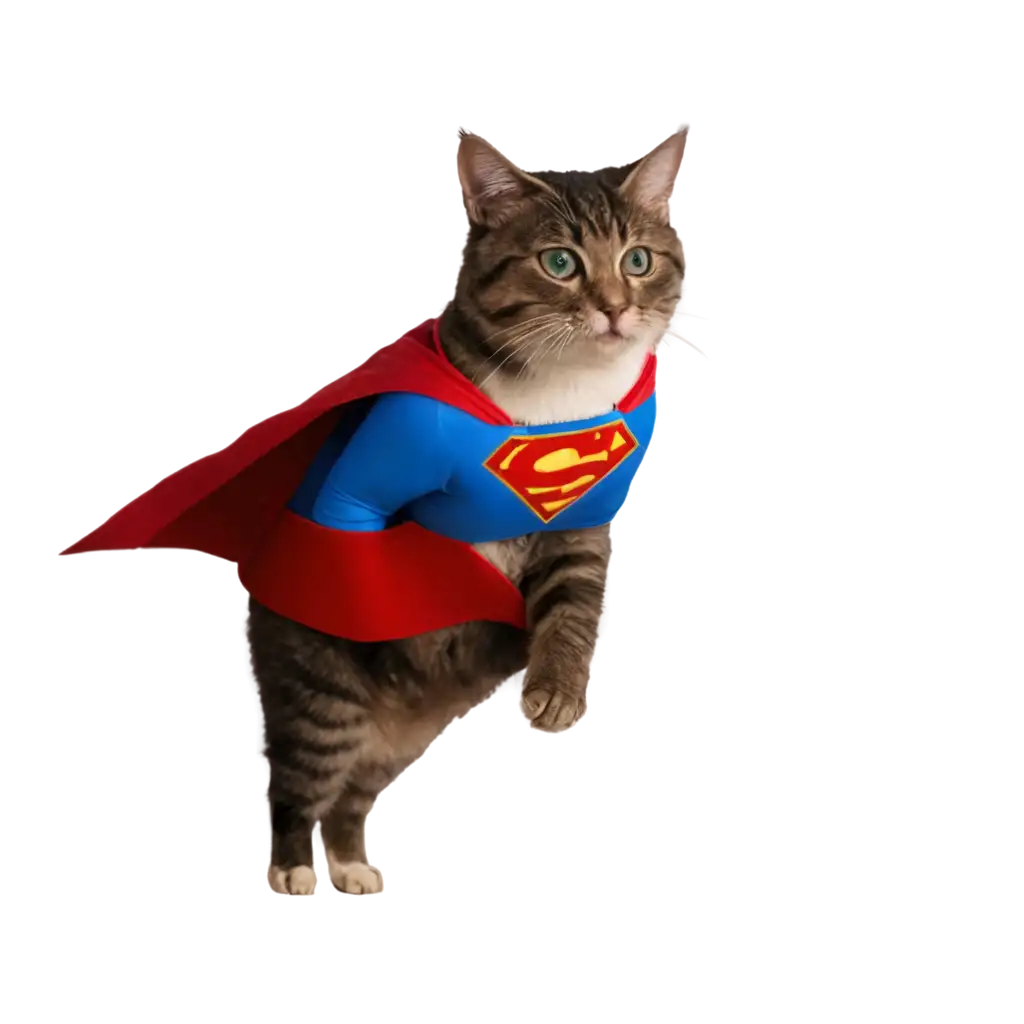 Cat-Superman-PNG-Image-A-Superhero-Feline-in-HighQuality-Format