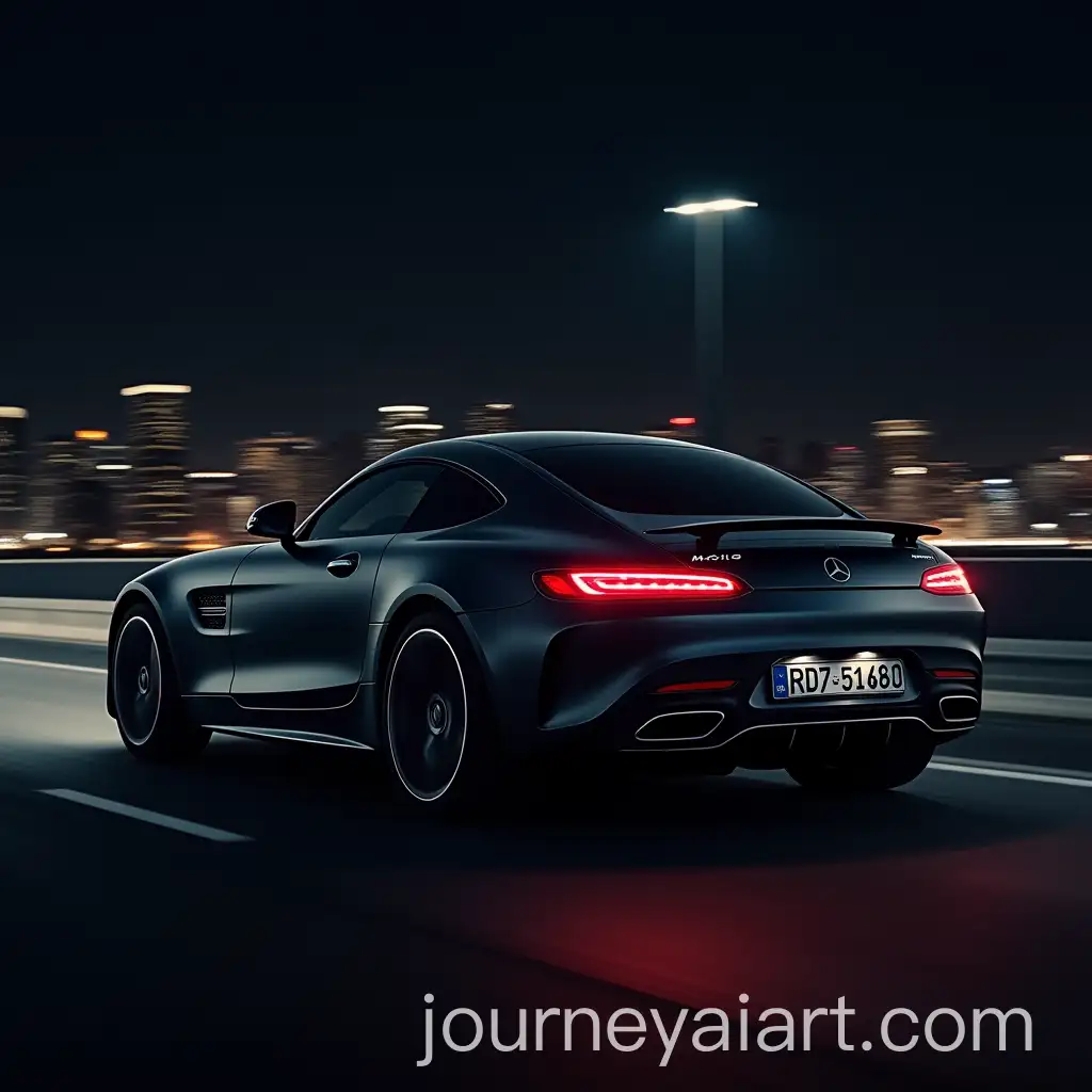 Mercedes-AMG-GT-Driving-Through-Night-City