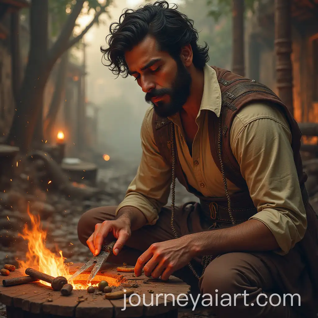 Fantasy-Adventure-Scene-Featuring-Ashfaak-Khan-in-a-Game-Setting
