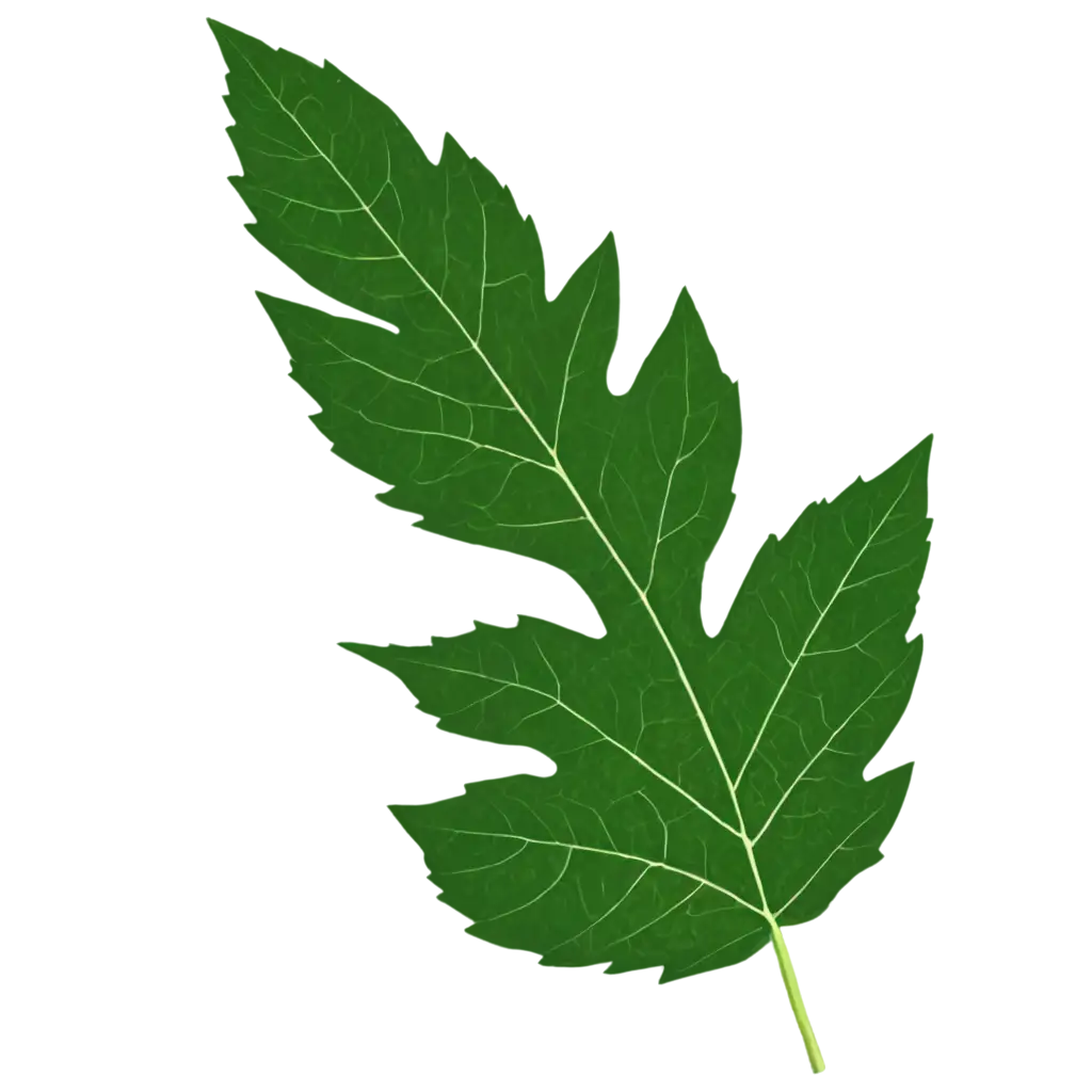 Green-Leaf-PNG-Image-HighQuality-Transparent-Background-for-Versatile-Use