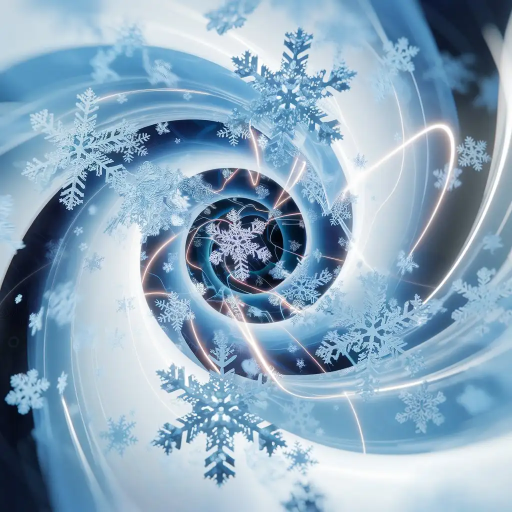 Abstract-Snowflake-Background-with-3D-Special-Effects