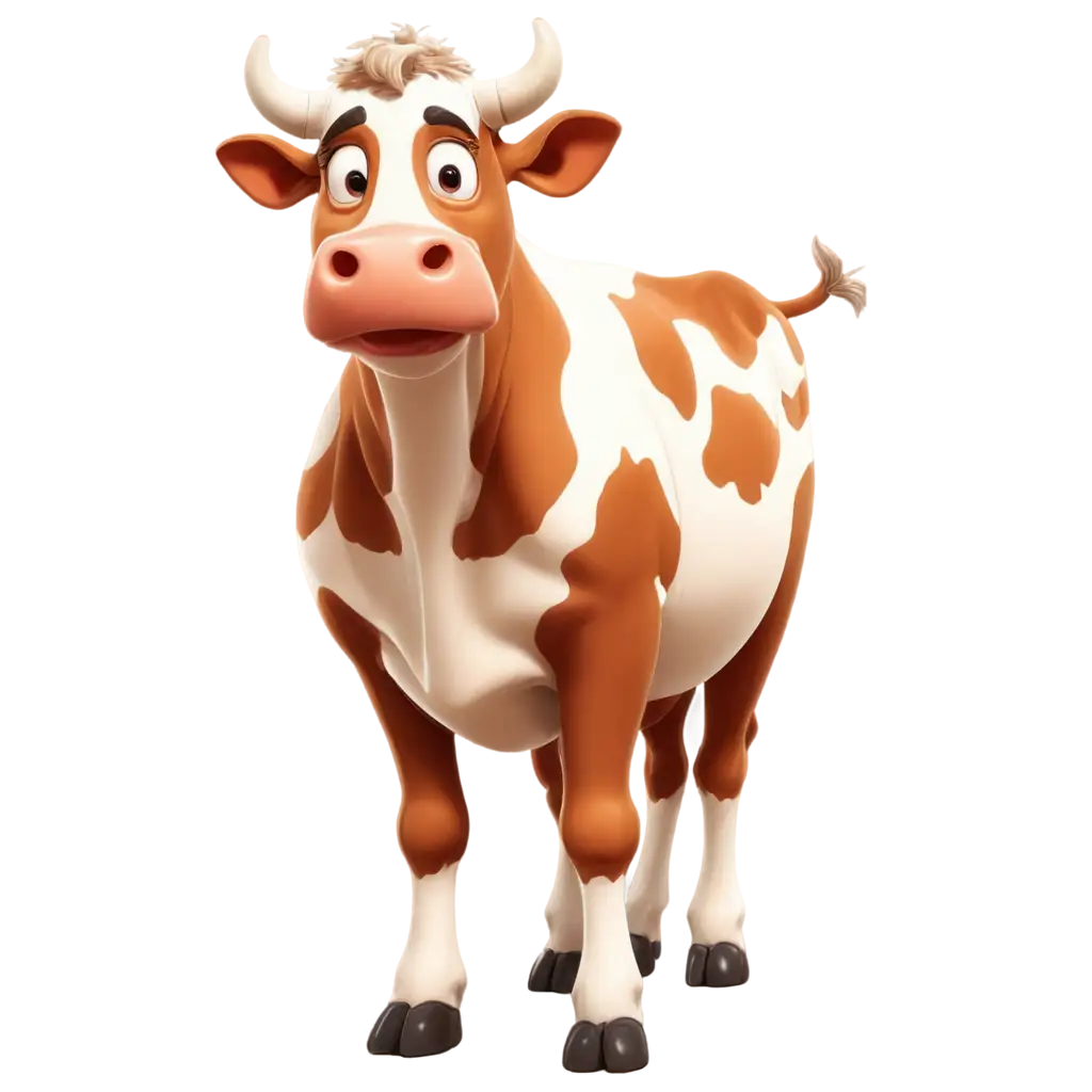 Big-Cow-Standing-Cartoon-PNG-Image-for-Versatile-Use-in-Digital-Design