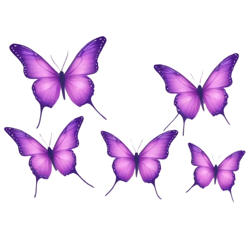 Vibrant-Animation-of-Purple-Butterflies-with-Pink-PNG-Image-for-Enhanced-Clarity