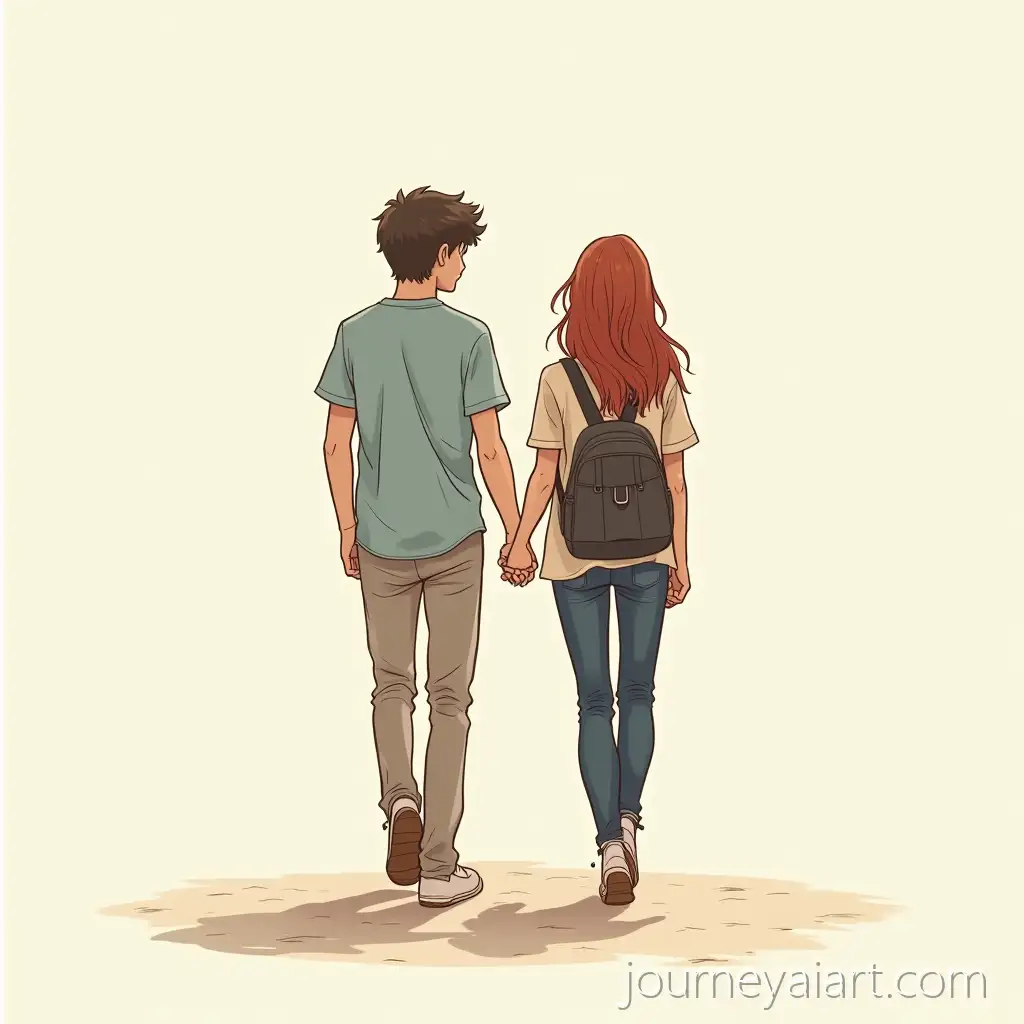 Two-Friends-Walking-TogetherAI-Image-Prompt-Expansion-in-Anime-Style