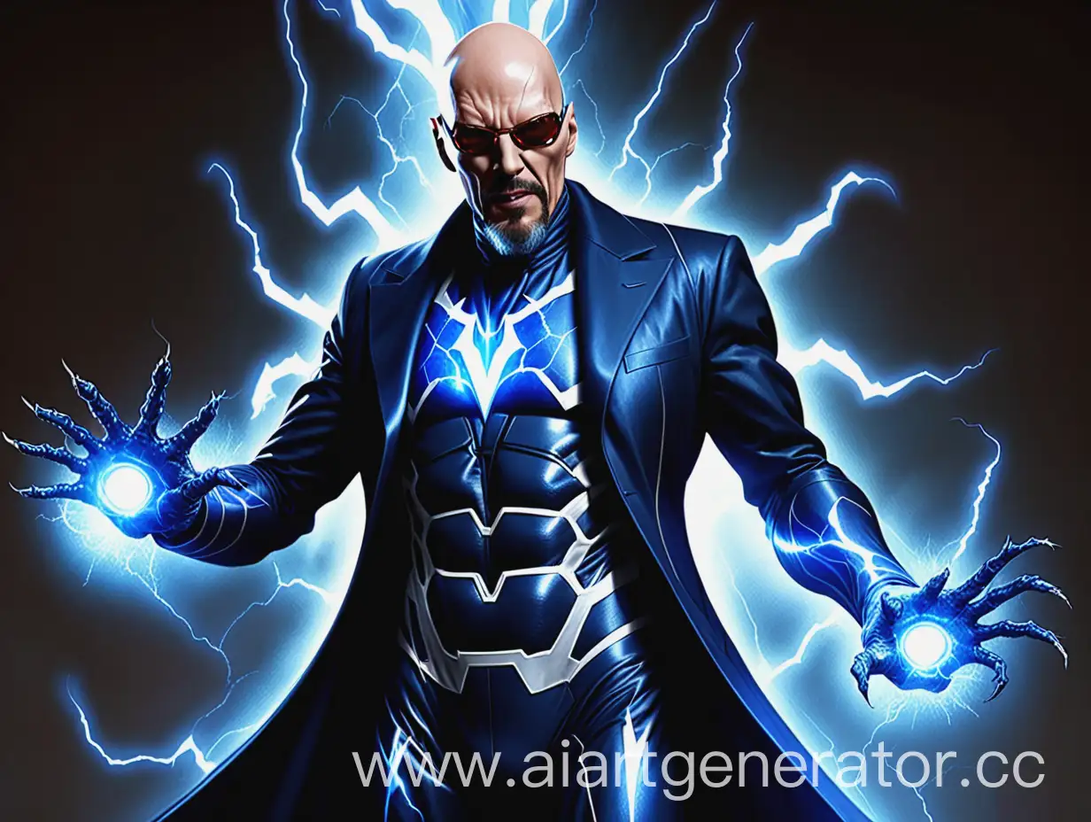 Doctor-Hugo-Strange-Transformation-into-Blue-Black-Suit-with-Lightning-Energy