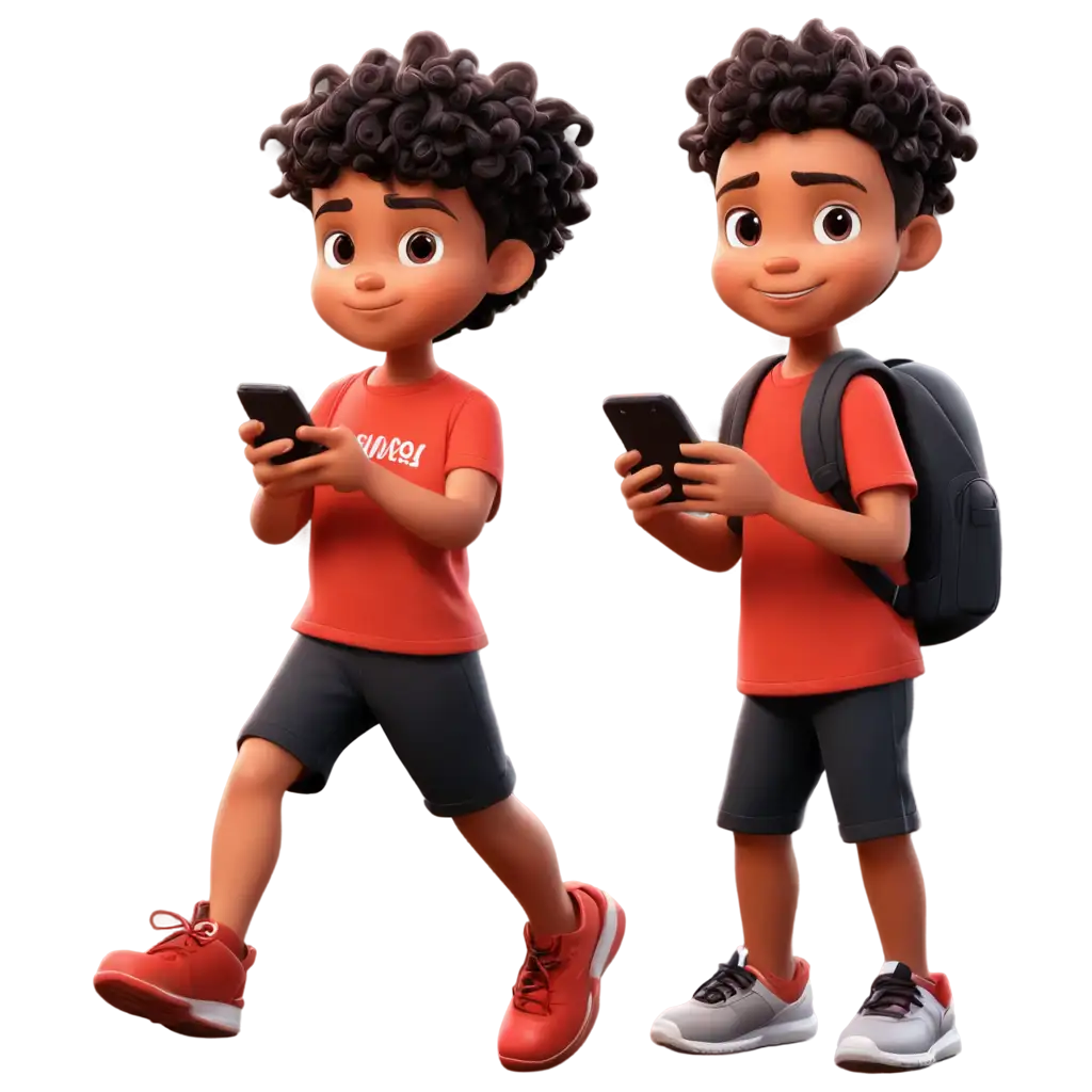 Kid-Cartoon-with-Smartphone-Engaging-PNG-Image-for-Digital-Content