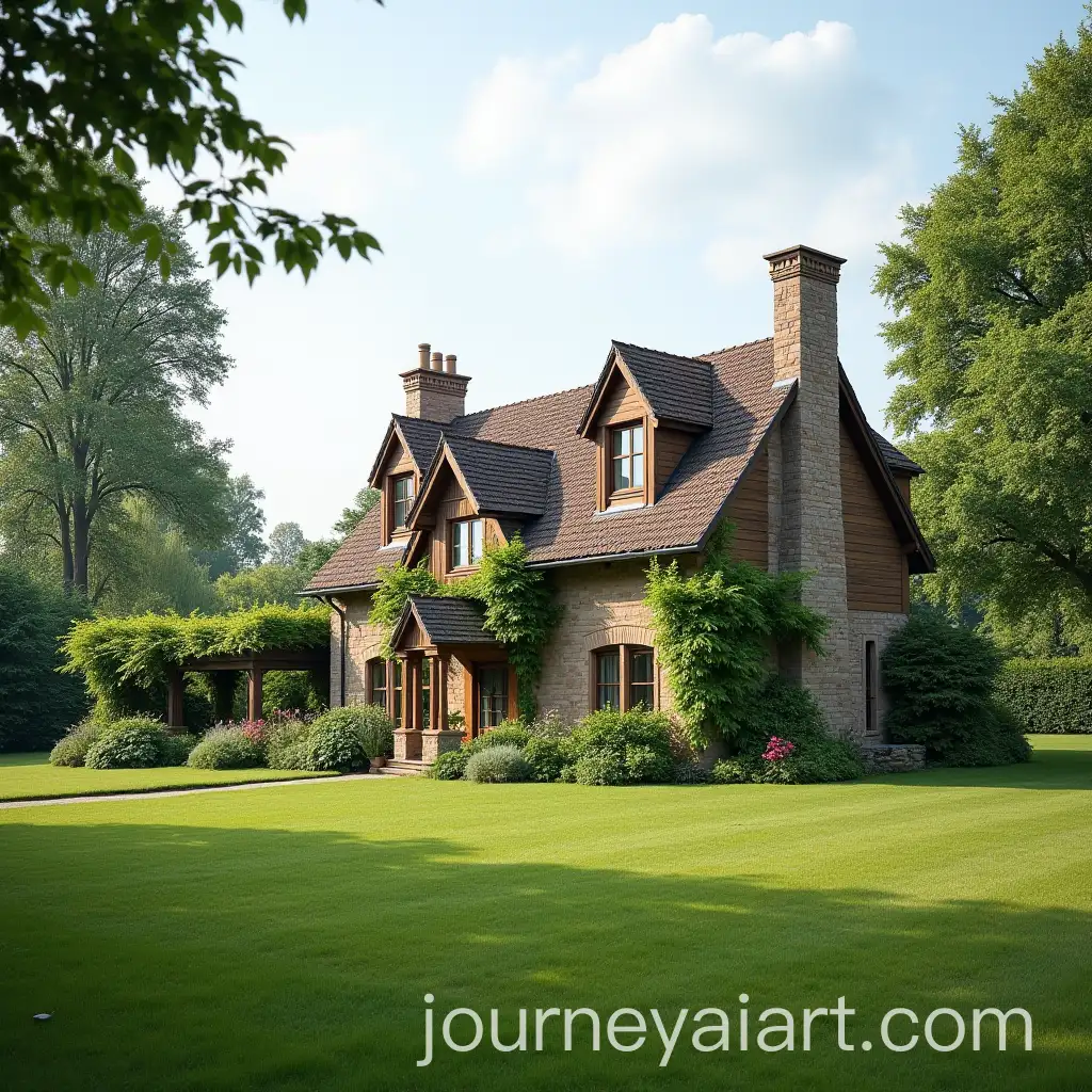 Serene-Village-House-Surrounded-by-Lush-Lawns