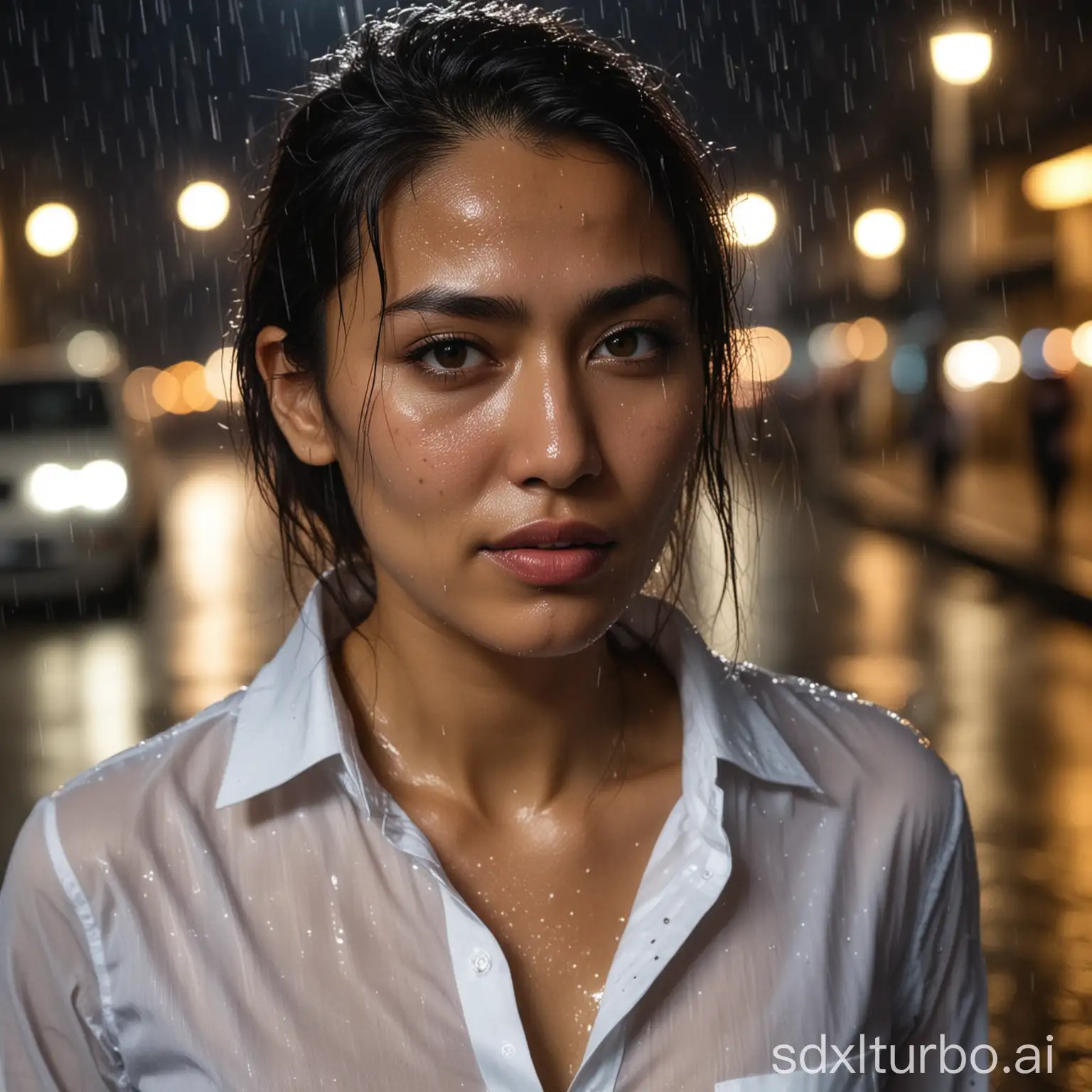 35YearOld-IndonesianItalian-Hybrid-Model-in-Rainy-Night-City-Street