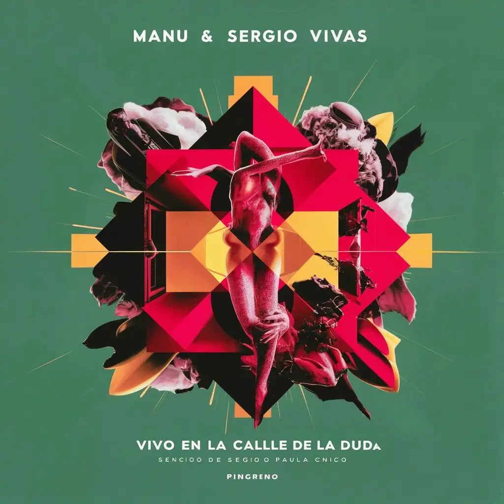 Cover Art for Vivo en la Calle de la Duda by Manu Sergio Vivas Inspired by Paula Schers Style