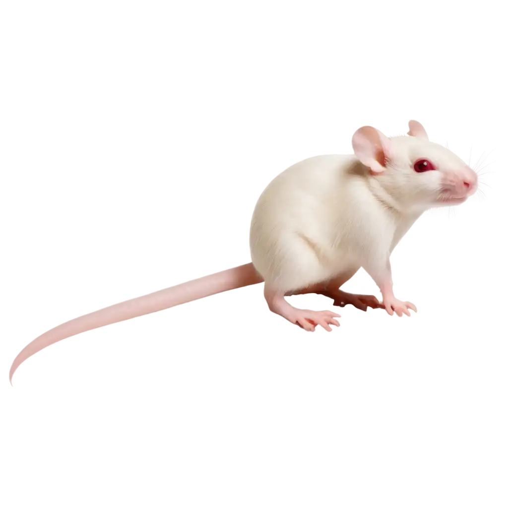 Albino-Mouse-PNG-with-Straight-Tail-HighQuality-Transparent-Image-for-Versatile-Use