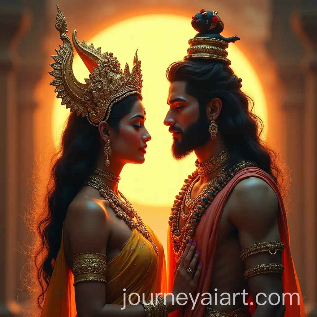 Goddess-Lakshmi-and-Lord-Vishnu-Inspired-Discord-Profile-Picture